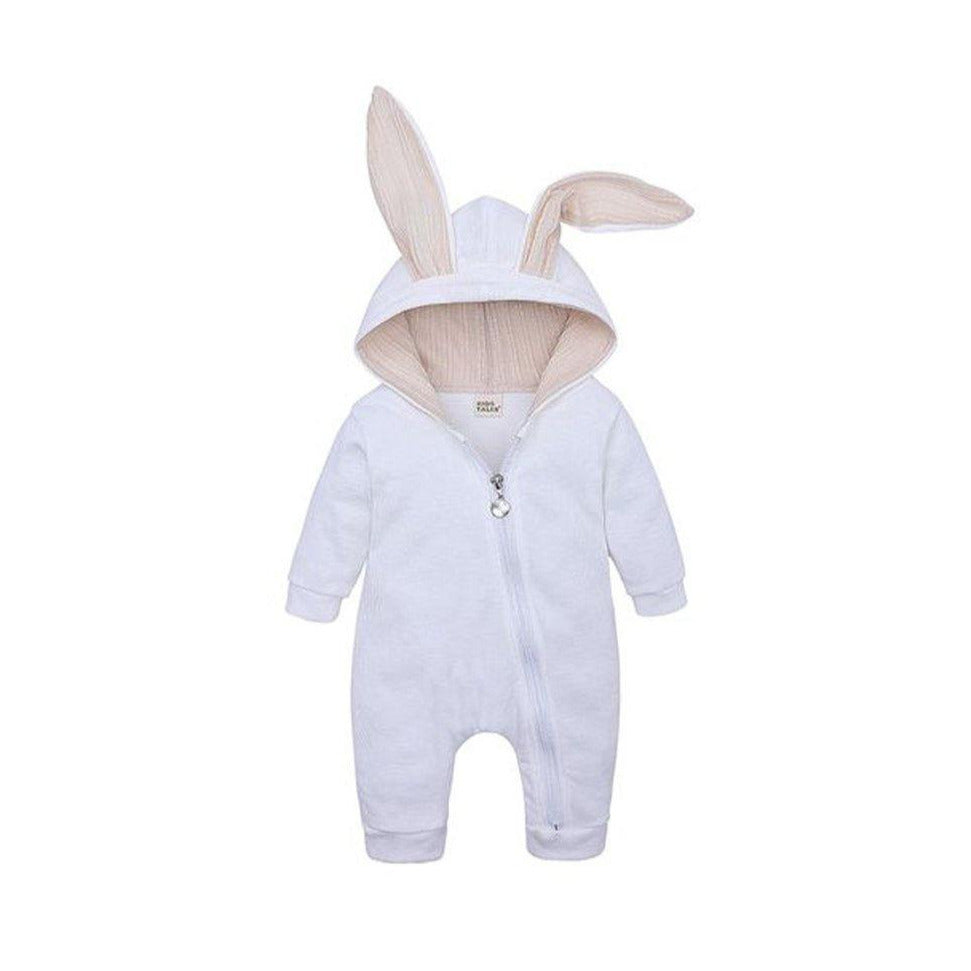 Baby Bunny Jumpsuit White - Main Image