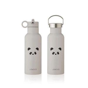 Liewood Neo Water Bottle Panda Light Grey - 1love2hugs3kisses Ibiza