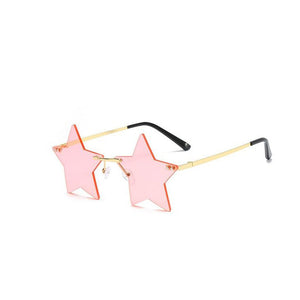 1love2hugs3kisses Star Sunglasses Kids Pink