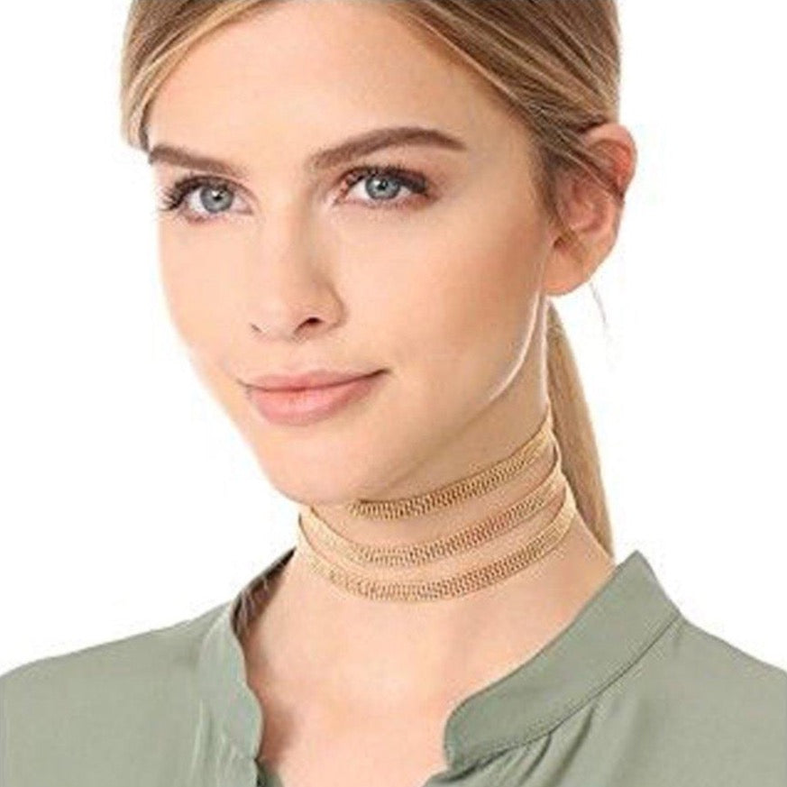 Vanessa Mooney | Women's Choker Necklaces, Gold, Adjustable