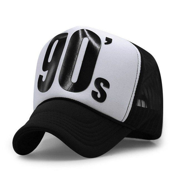 1love2hugs3kisses Baseball Mesh Cap 90's Black