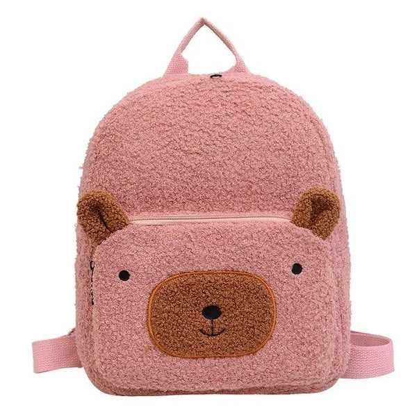 1love2hugs3kisses Bear Backpack Pink