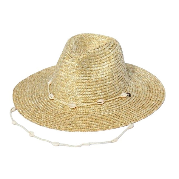 1love2hugs3kisses Seashells Fedora Straw Hat