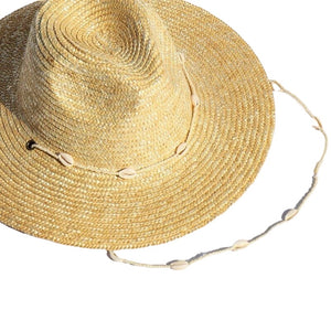 1love2hugs3kisses Seashells Fedora Straw Hat