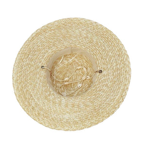 1love2hugs3kisses Seashells Wide Brimmed Boater Straw Hat