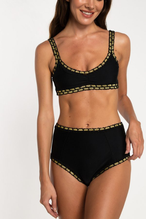 Silkana Samana Top Jet Black