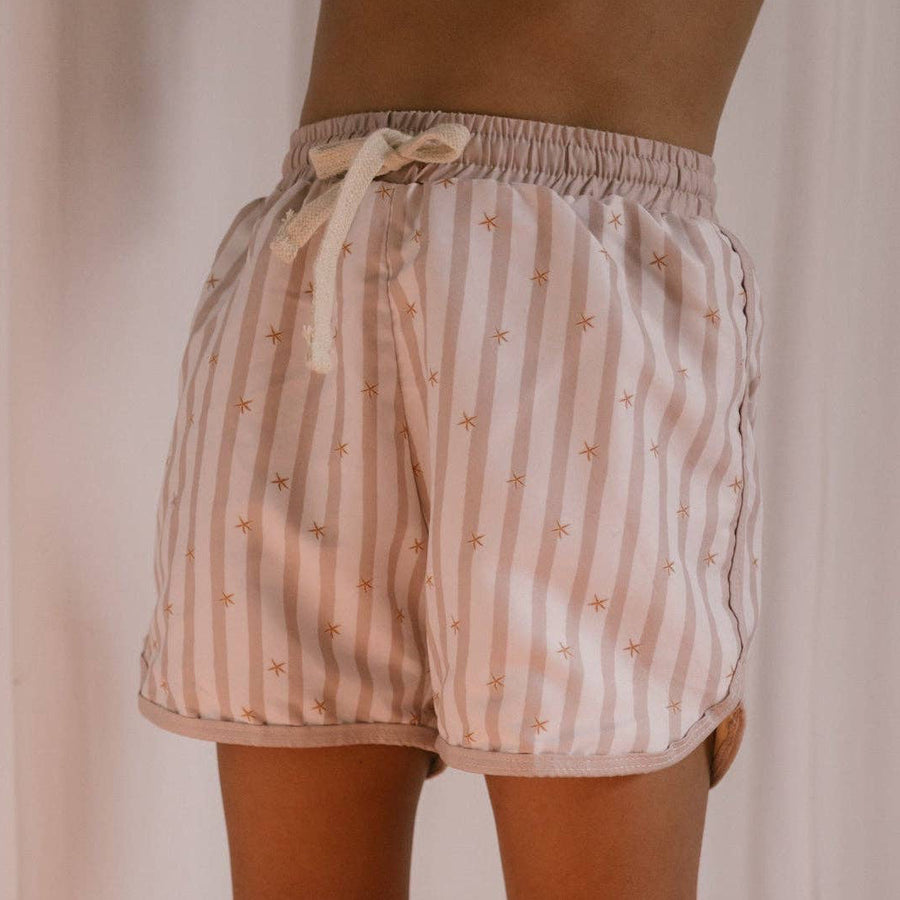 Mrs.Ertha Stevie Swim Shorts - Striped Harmony