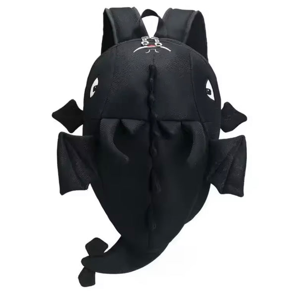 3D Shark Kids Backpack – Black From 1love2hugs3kisses ibiza