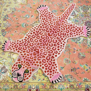 Doing Goods Doing Goods Pinky Leopard Rug Large