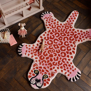 Doing Goods Doing Goods Pinky Leopard Rug Small