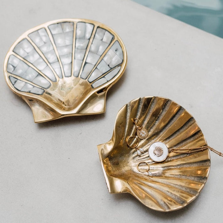 À la Collection Shell Bowl - Gold