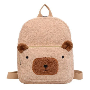 1love2hugs3kisses Bear Backpack Beige