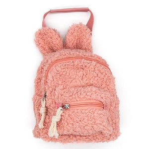 1love2hugs3kisses Teddy Bunny Backpack Pink