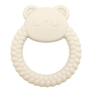 1love2hugs3kisses Silicone Panda Bear Teether Cream