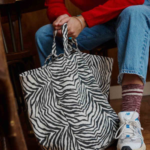 Rose in April Elisa Bag Zebra Naturel