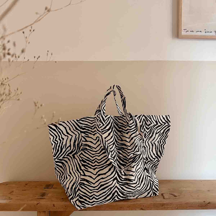 Rose in April Elisa Bag Zebra Naturel