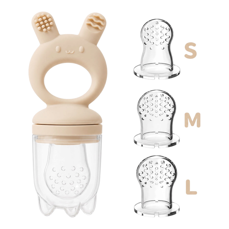 Baby Fruit Feeder Bunny – Beige