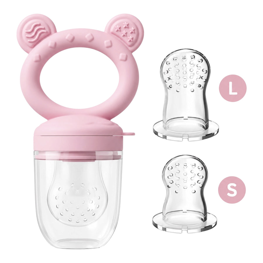 Baby Fruit Feeder Bear – Pink