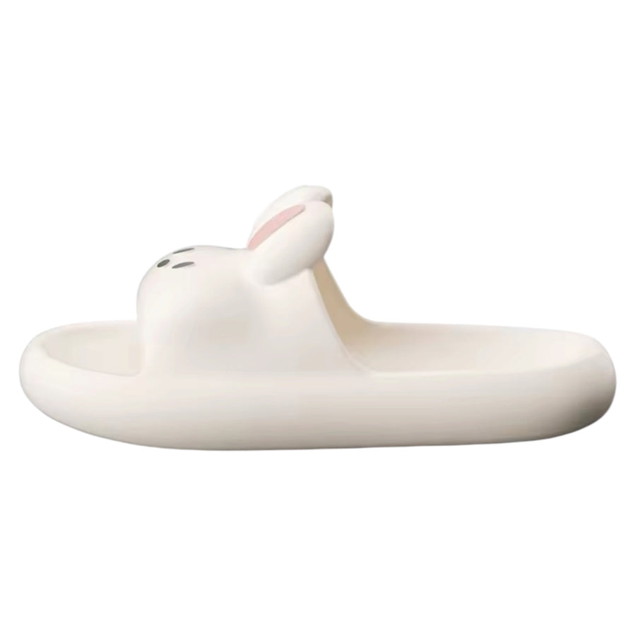 Kids Bunny Sliders - White