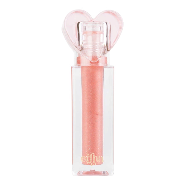 Mrs.Ertha Glimmies Flavored Vegan Lip Gloss - Glitter Pink
