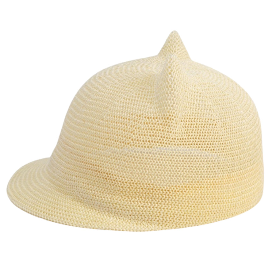 Bear Ears Straw Hat – Cream