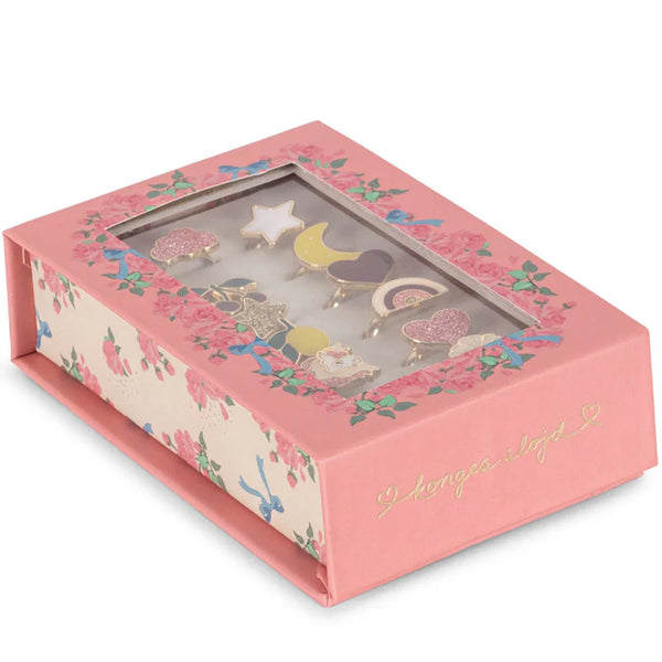 Konges Sløjd 12 Pack Ring Set - Multi Color 1