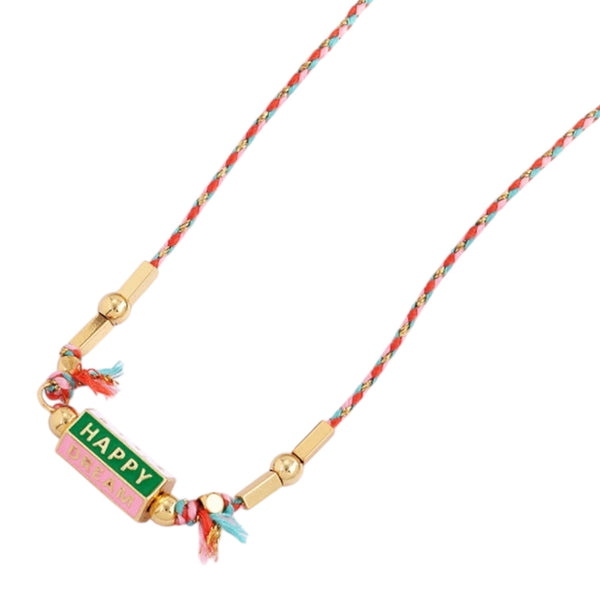 Bohemian Happy Dream Locket Necklace - Pink