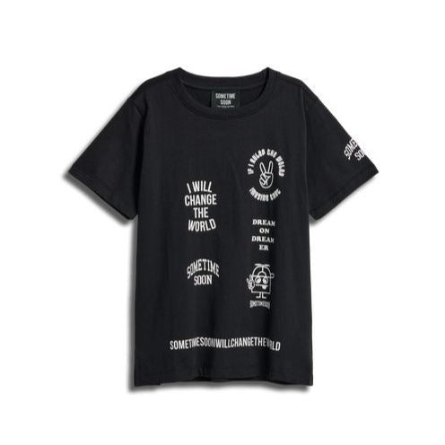 Sometime Soon Ortega T-shirt Black