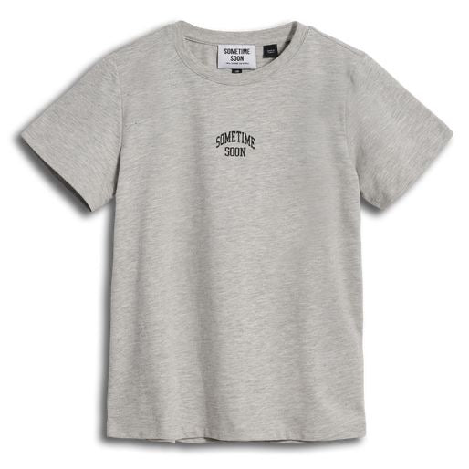Sometime Soon Empower T-shirt Grey Melange