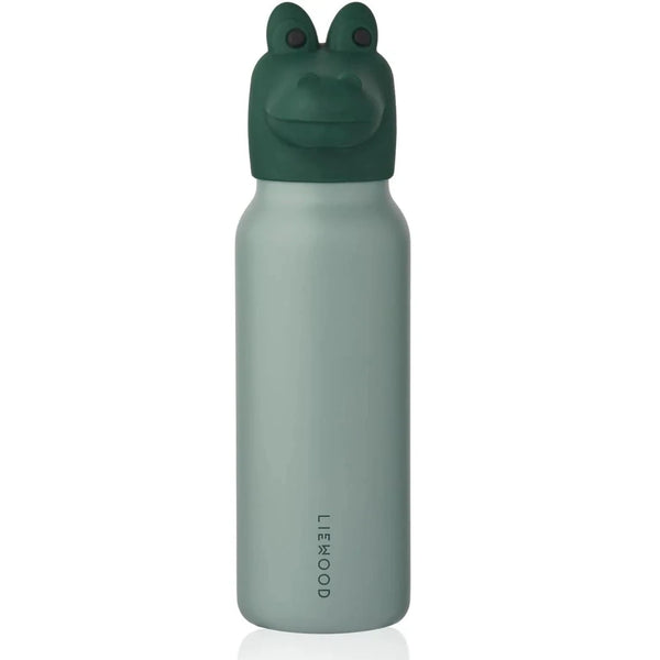 Liewood Falk Water Bottle Crocodile - Peppermint / Garden Green