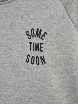 Sometime Soon Montery Hoodie Grey Melange