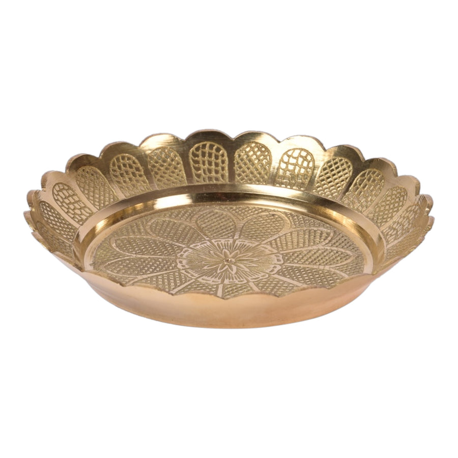 À la Collection Flower Bowl Large Brass - Gold Available at 1love2hugs3kisses ibiza