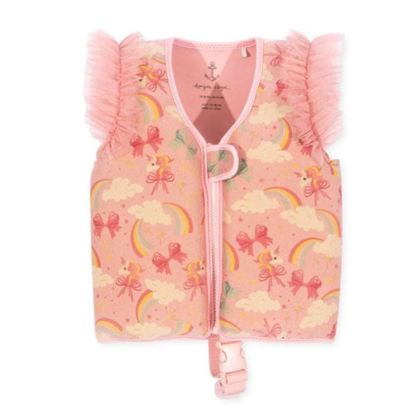 Konges Sløjd Amelia Swim Vest - Rainbow Bow available at 1love2hugs3kisses ibiza