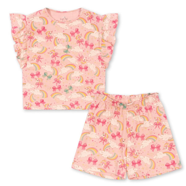 Konges Sløjd Lin Frill Set - Rainbow Bow available at 1love2hugs3kisses ibiza