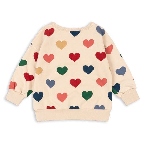 Konges Sløjd Lou Sweat Shirt - Bon Coeur Coloré available at 1love2hugs3kisses ibiza
