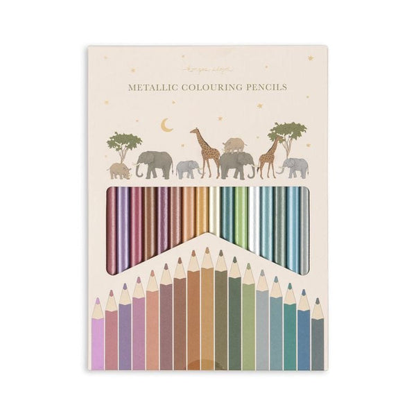 Konges Sløjd Metallic Coloring Pencils - Multi available at 1love2hugs3kisses ibiza
