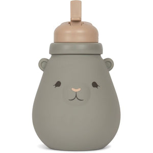 Konges Sløjd Silicone Drinking Bottle Teddy - Whale