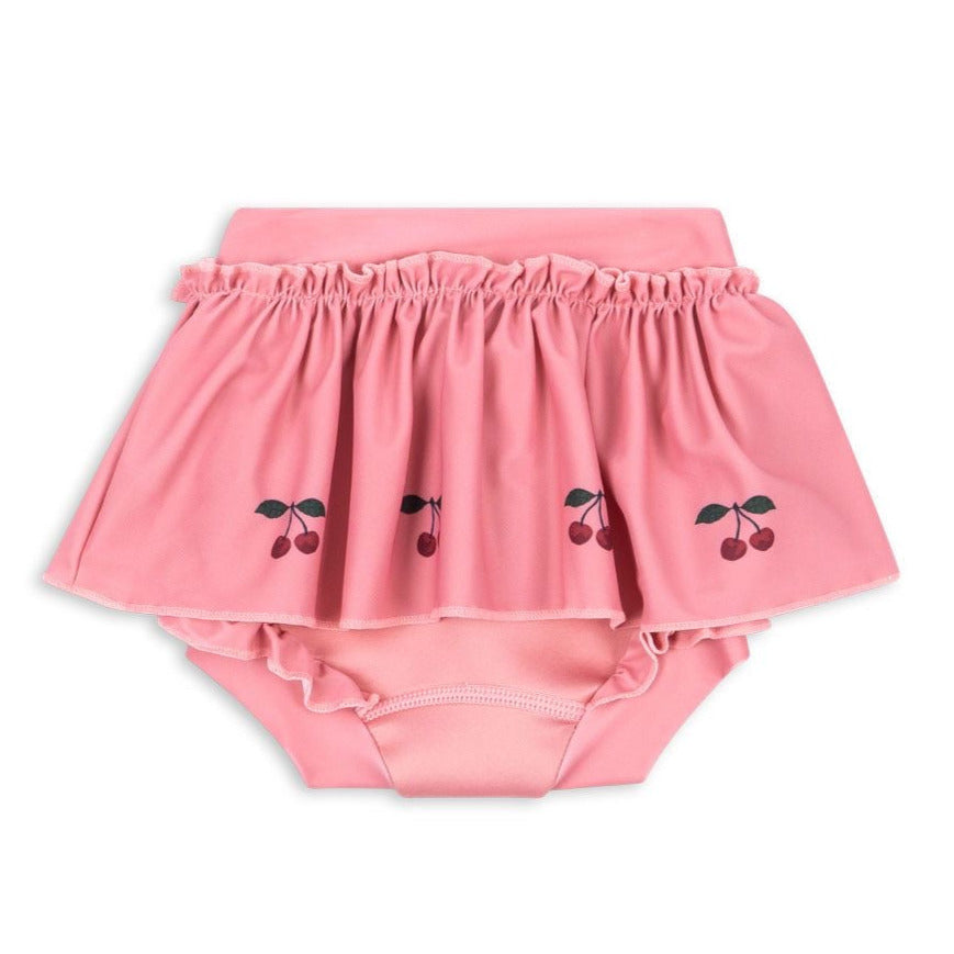 Konges Sløjd Bobbi Frill Baby Swimshorts Cherry - Strawberry Ice