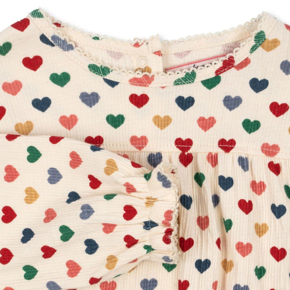 Konges Sløjd Chleo Romper - Coeur Coloré