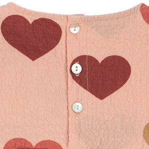 Konges Sløjd Elin Romper - Coeur Rose Coloré
