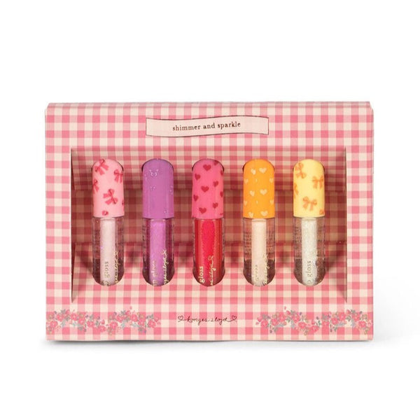 Konges Sløjd Glitter Lip Gloss 5 pcs - Multi