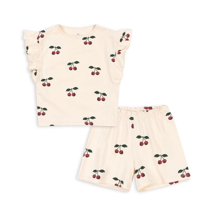 Konges Sløjd Lin Frill Set - Ma Grande Cerise