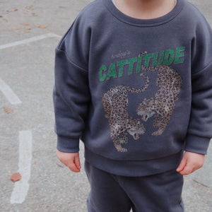 Konges Sløjd Lou Sweatshirt Cattitude - Magnet