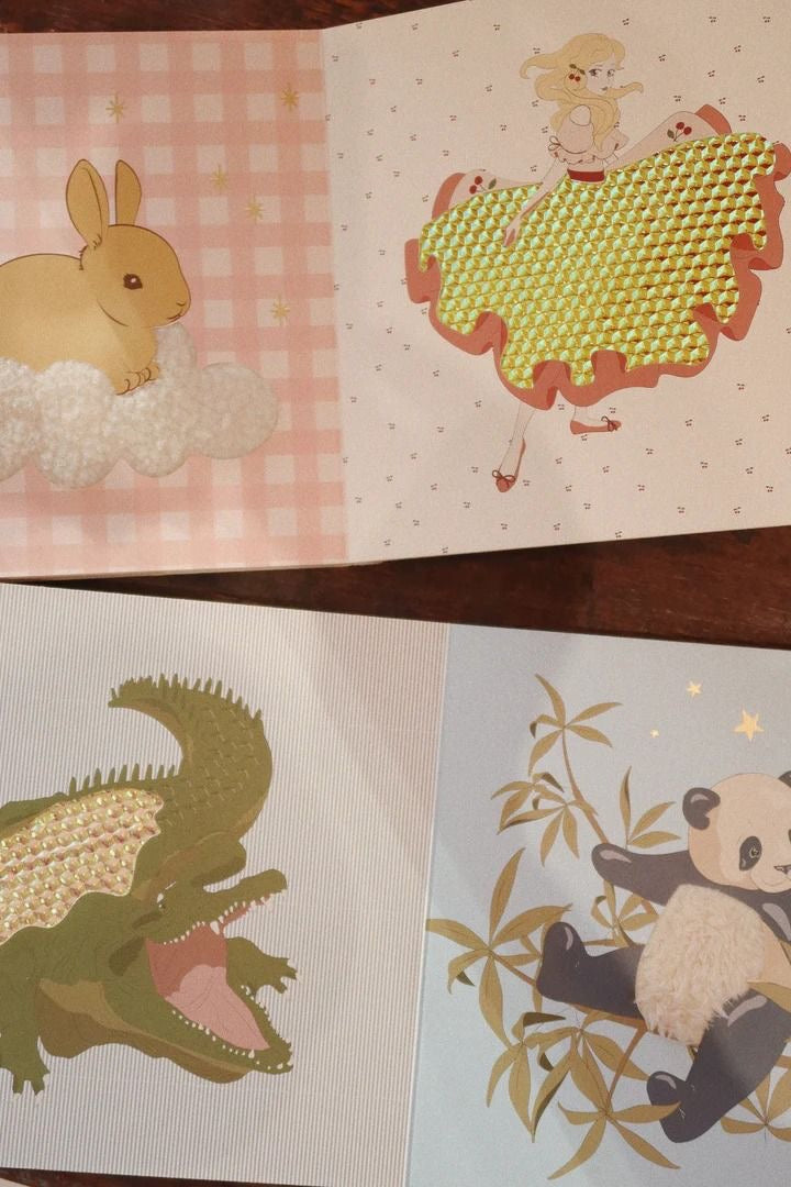 Konges Sløjd Touch And Feel Book - Safari