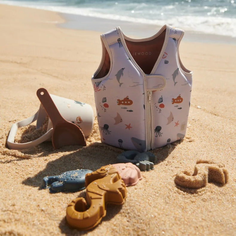 Liewood Gilma Sea Creature Beach Set - Sandy