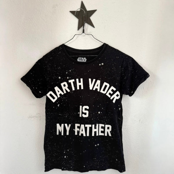 Pre Loved Little Eleven Paris Darth Vader is My Father T-Shirt Black - Size 12 Years available at 1love2hugs3kisses ibiza
