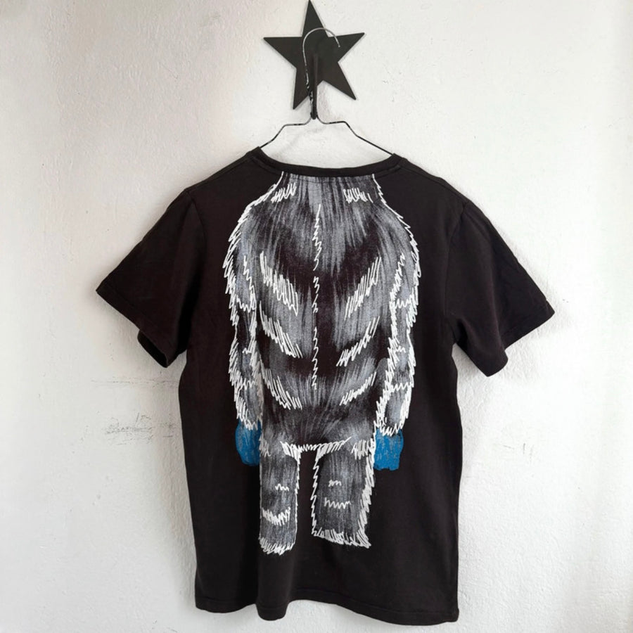 Pre-loved Stella McCartney Kids Yeti Print T-shirt Black - Size 12 years available at 1love2hugs3kisses ibiza