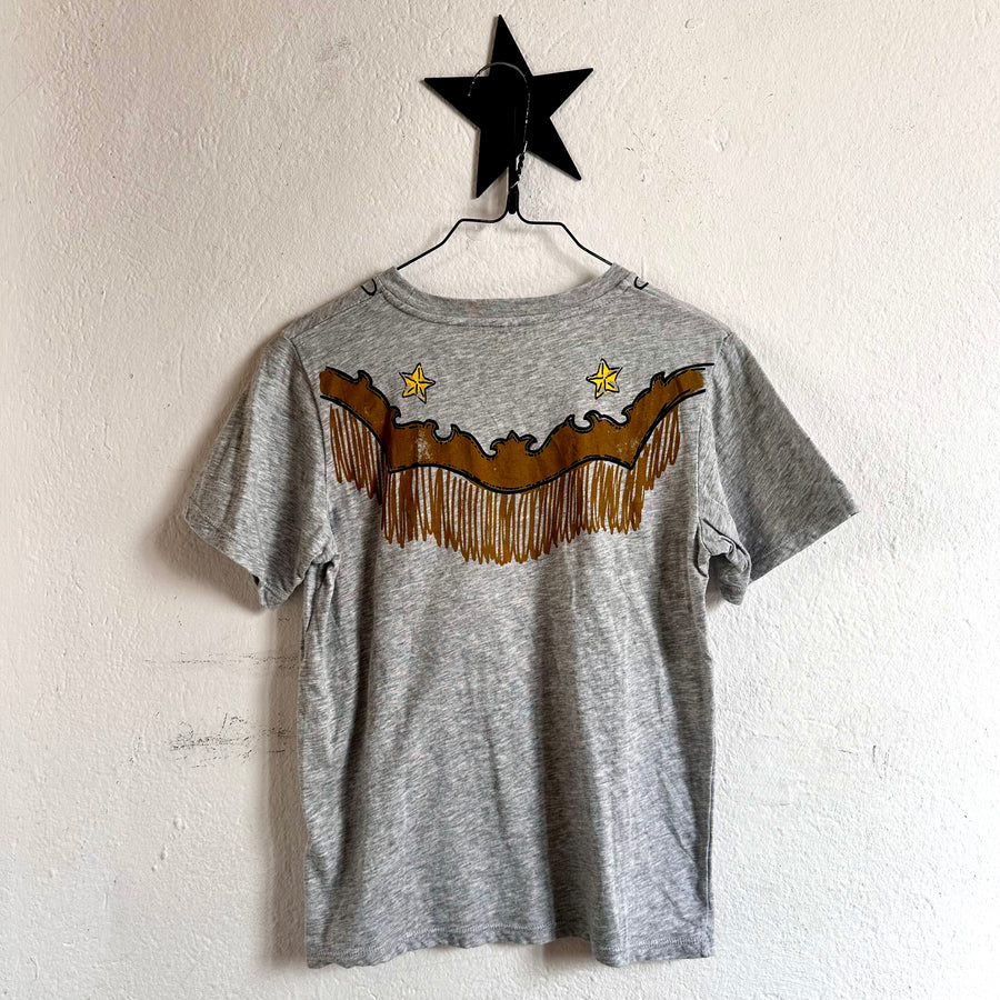 Pre-loved Stella McCartney Kids Cowboy Sheriff T-shirt Grey 8 years