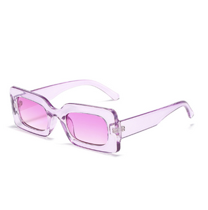 1love2hugs3kisses Square Sunglasses Women Lilac