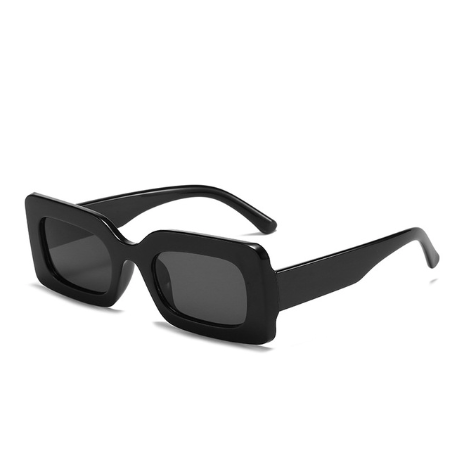 1love2hugs3kisses Square Sunglasses Women Black
